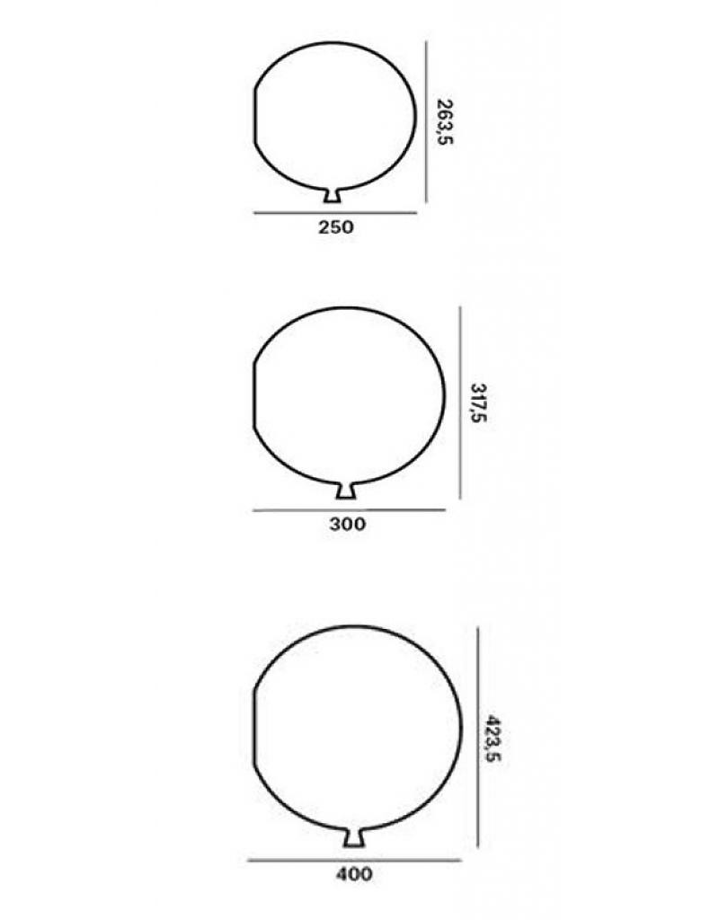 Brokis MEMORY WALL D300 розовый CGC30 PC880 настенный светильник воздушный шар 116747 - Вид №2