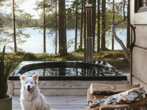 Открытый акриловый мини-бассейн