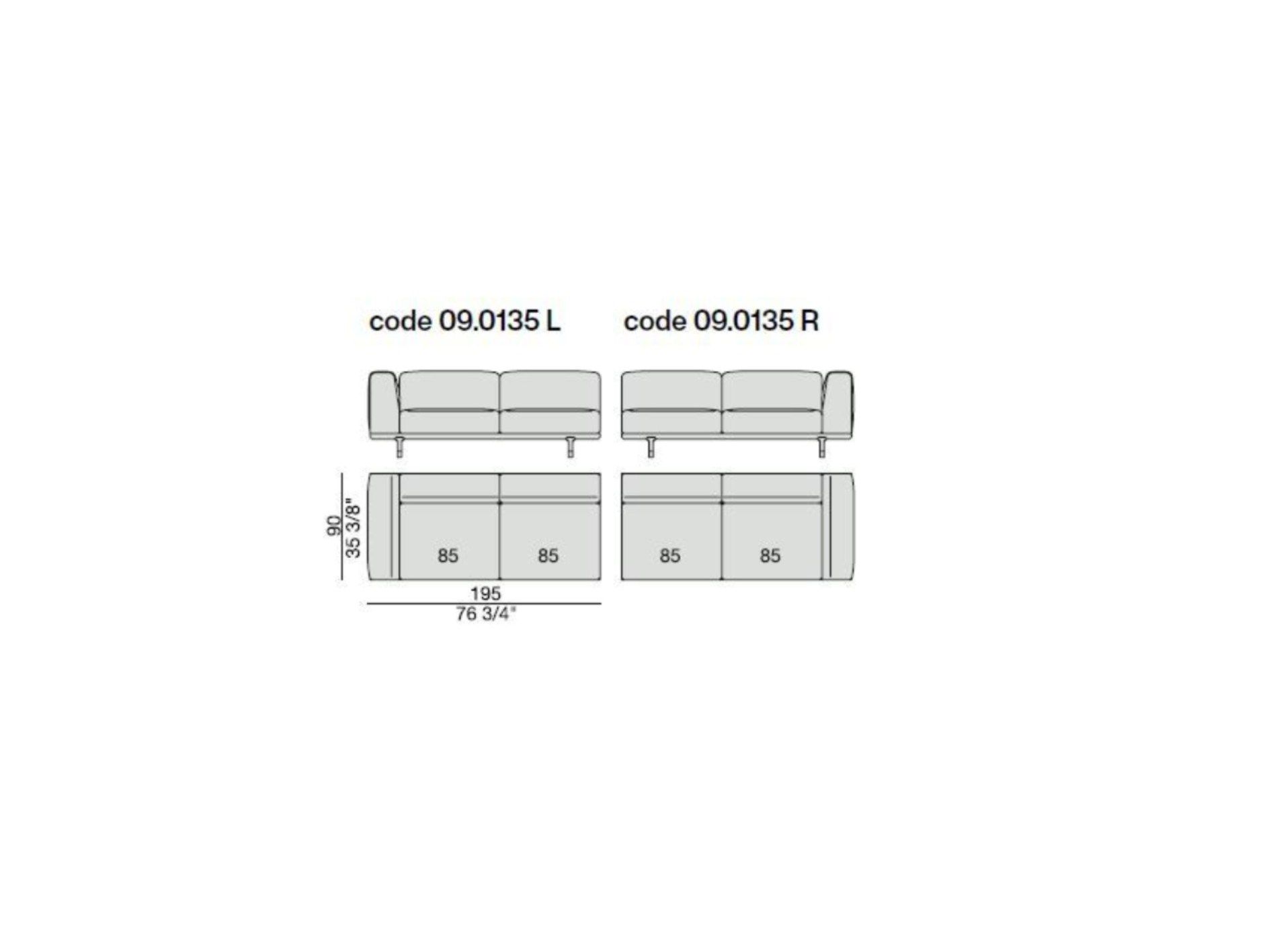 Тканевый диван с отсеком для хранения Porada Soul ARCH-00136846 - Вид №25