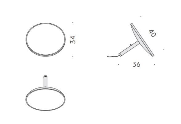 Алюминиевая светодиодная настольная лампа DE PADOVA поэт ARCH-00126020 - Вид №3