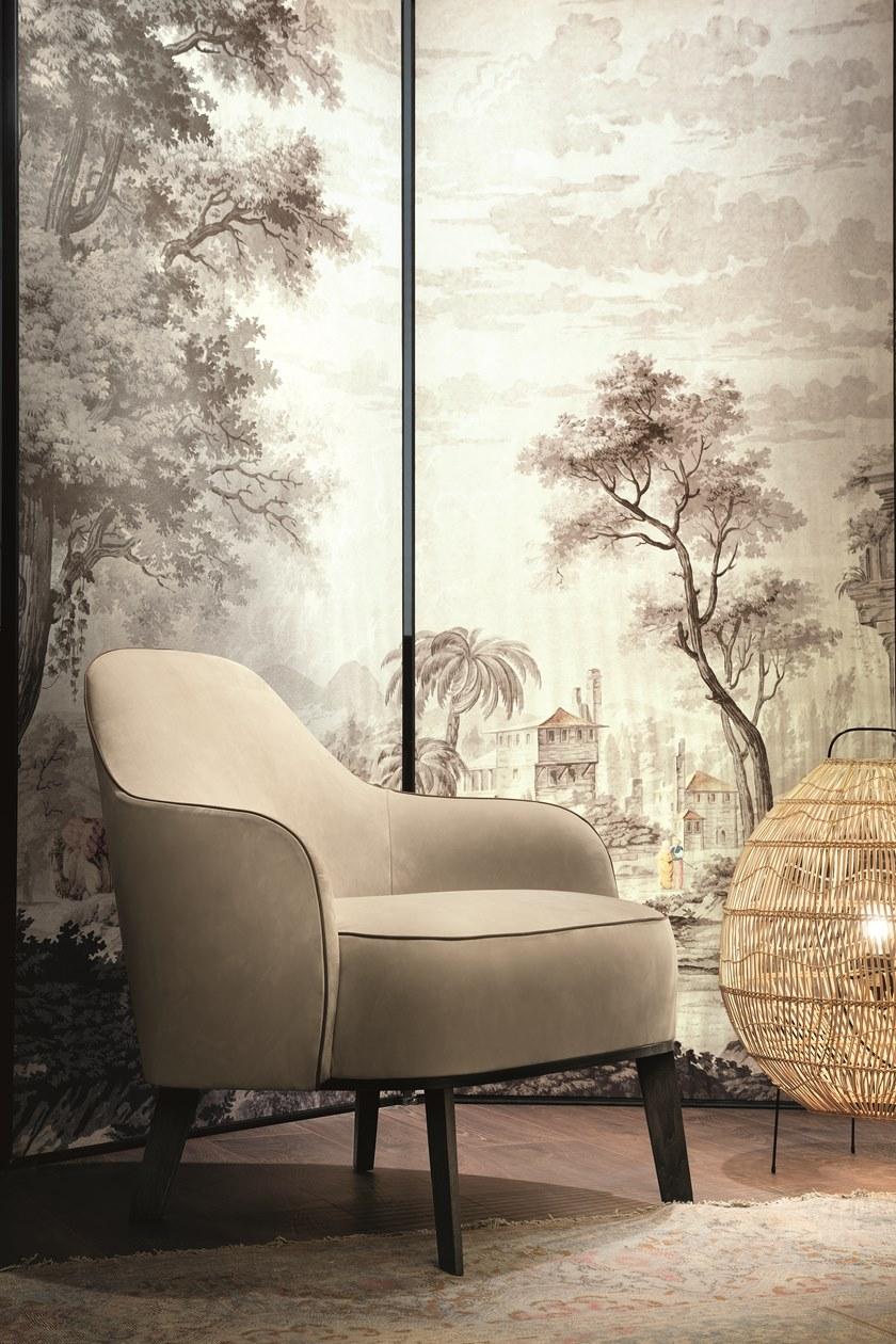 Lema Мягкое кожаное кресло с подлокотниками sun-id-1414916 - Вид №3