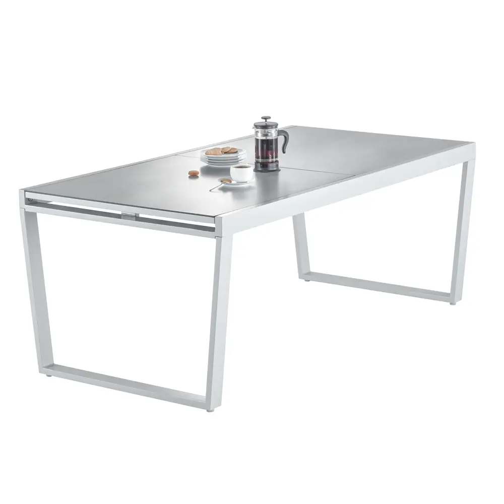 Стол садовый раздвижной Naterial Upsilon Turn 190-300х90х75 см алюминий серый STLM-2125861 - Вид №16