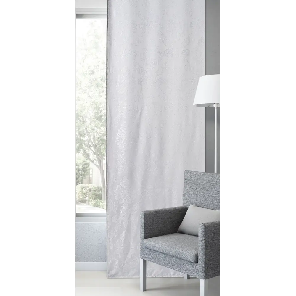 Тюль на ленте Lite Wisp 250x260 см цвет белый 82922244 STLM-2060659 INSPIRE  - Вид №1