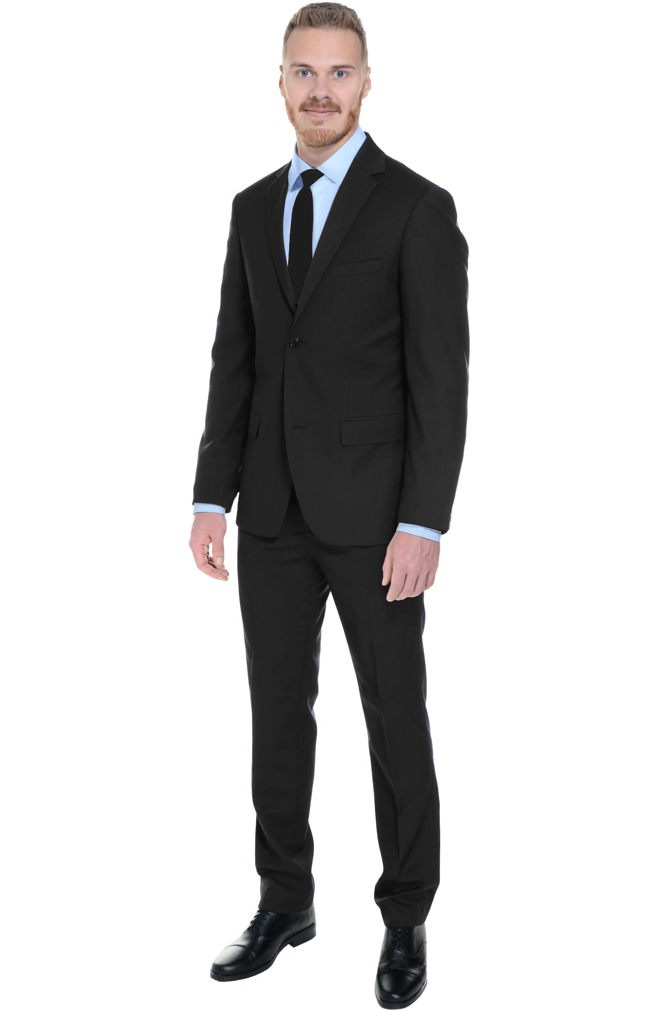 69717 Пиджак мужской slim fit  black El-Risto  Одежда для охранных структур  размер 52/176  - Вид №4