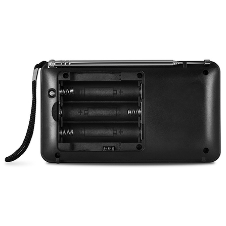 SV-016845 ps -60, черный (3 вт, fm-тюнер, usb, microsd, led-дисплей, фонарь, 3xaa, 600ма*ч) Sven Santreyd  - Вид №2