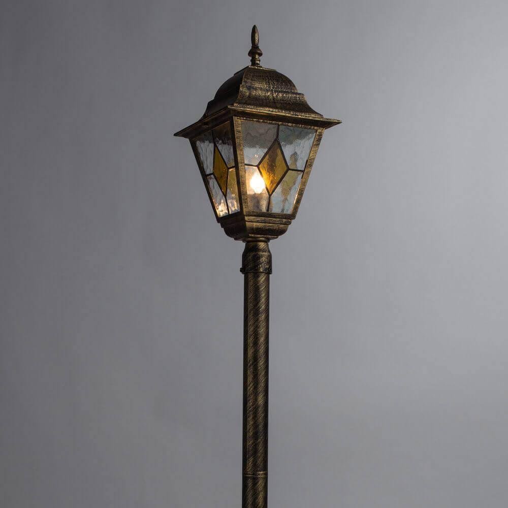 Уличный светильник коричневый 120 см Arte Lamp Berlin A1016PA-1BN ARTE LAMP ФОНАРЬ 00-3898553 Коричневый  - Вид №1