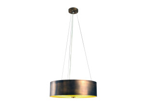 Металлический и стеклянный светодиодный подвесной светильник