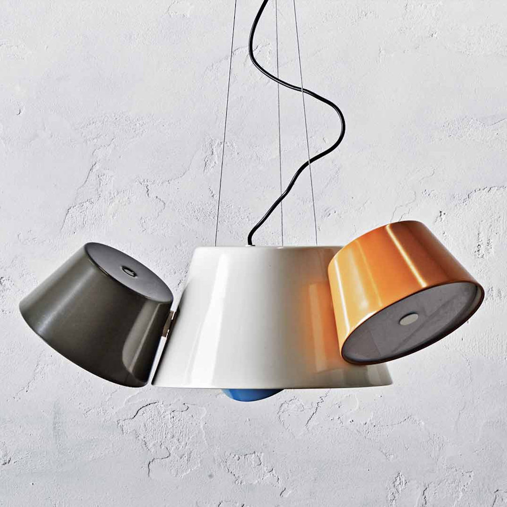 093948 Подвесной светильник Mini белый разноцветный Marset Tam Tam 