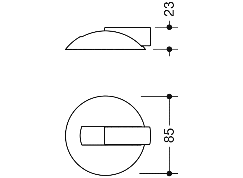 625B напольный дверной буфер HEWI Edition matt  - Вид №6