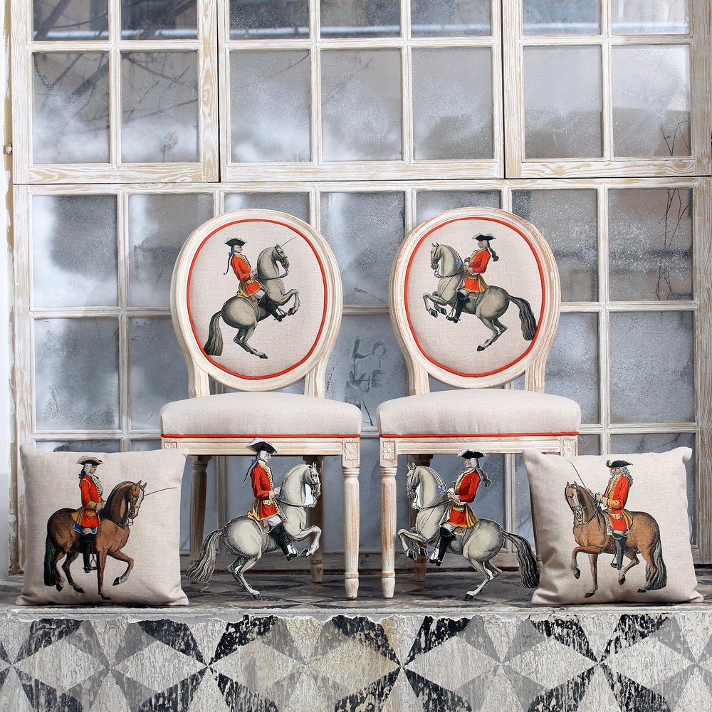 2719151 Декоративная подушка «Верховая езда, Урок № 4» Object Desire  - Вид №3