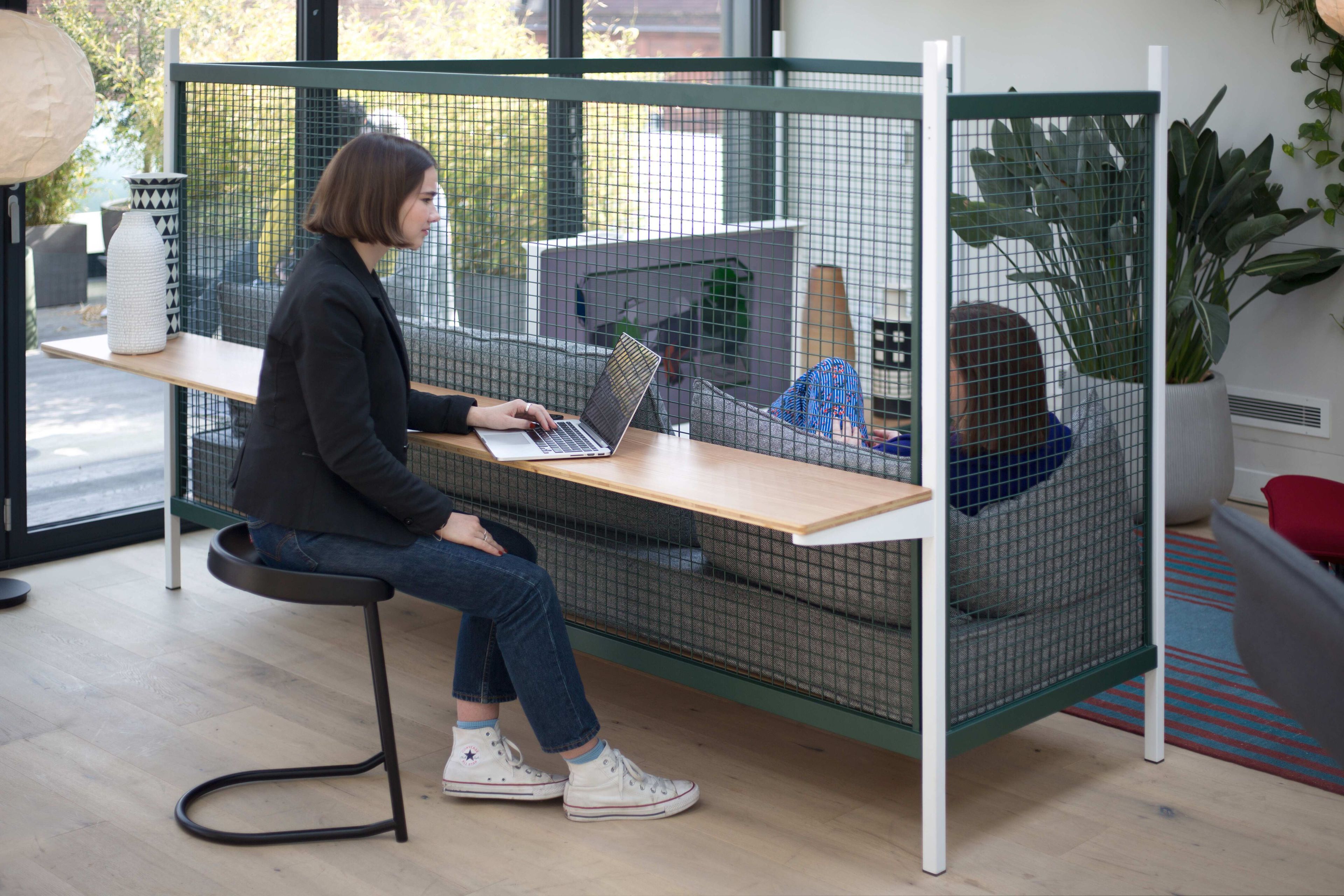 Офис двухсторонний угловой диван Established&Sons сетка ARCH-00116515 - Вид №14