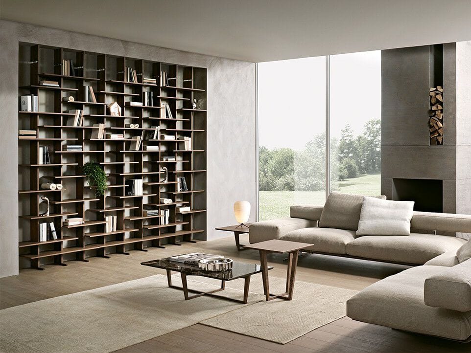 Квадратный низкий журнальный столик из массива дерева Pacini & Cappellini City ARCH-00130820 - Вид №1