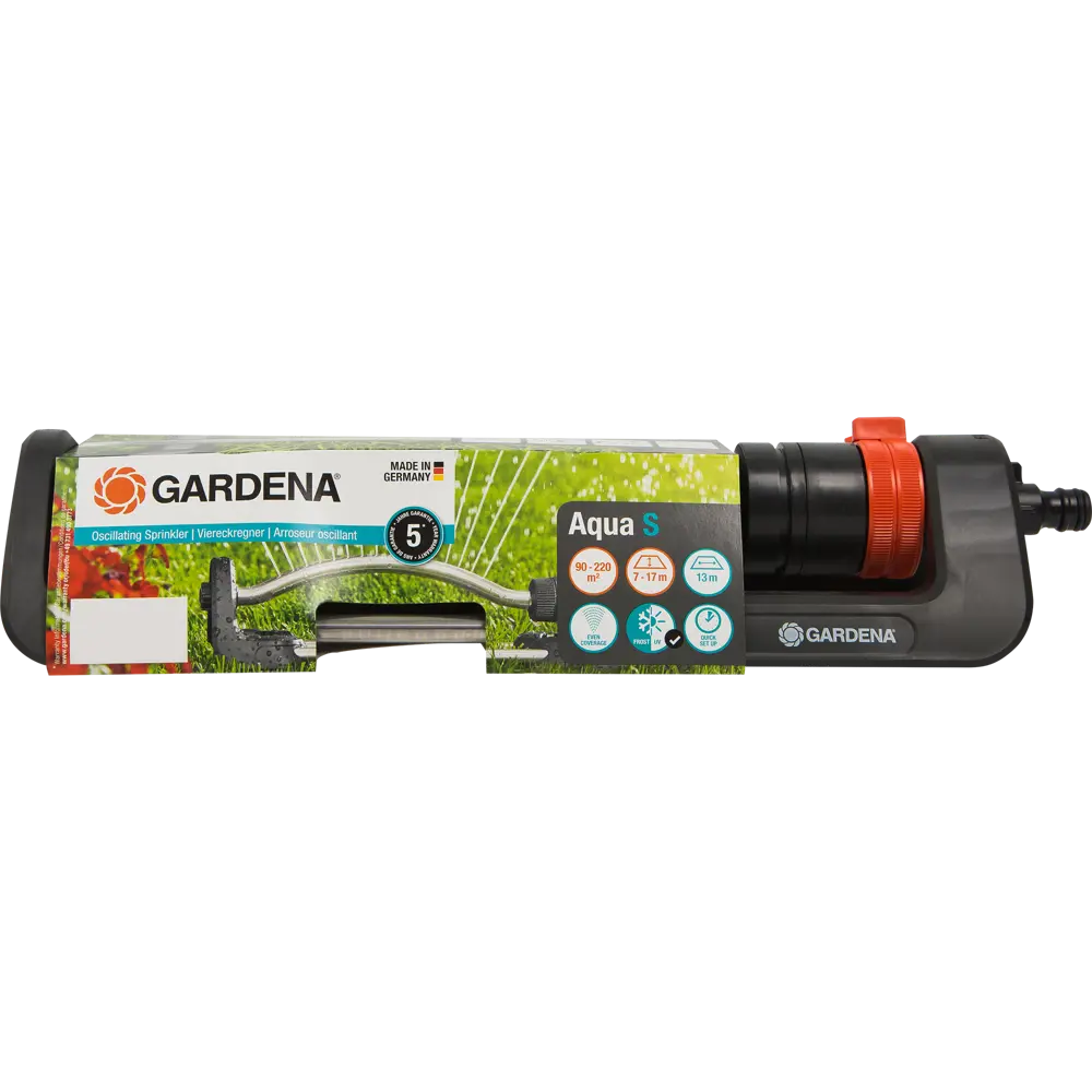 Дождеватель для полива осциллирующий Gardena Aqua S, 220 (м²) 82502458 STLM-2191472  - Вид №2