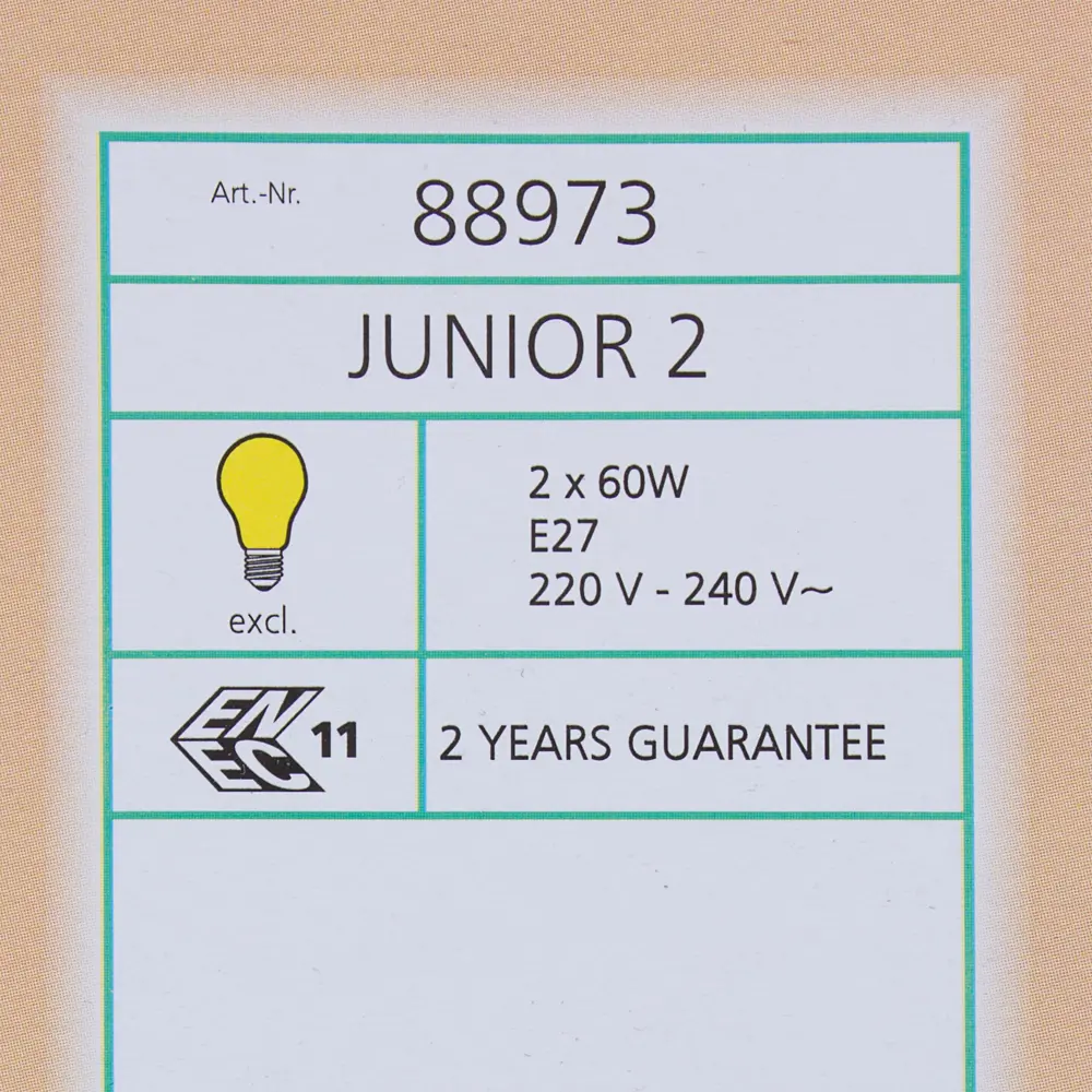 Светильник настенно-потолочный Junior 2 2xE27x60 Вт 18742900 STLM-2055822 Eglo  - Вид №4