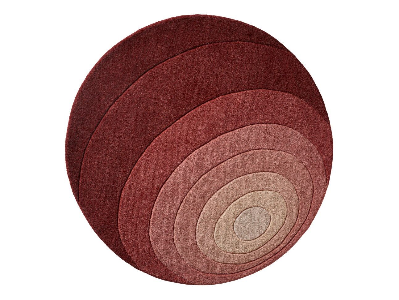 Круглый шерстяной ковер с геометрическим рисунком VERPAN Panton ARCH-00080520 - Вид №7