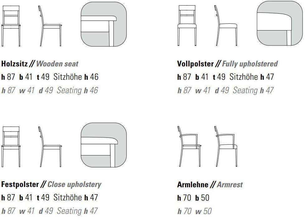 ZEITRAUM Деревянный стул sun-id-1481978 - Вид №3