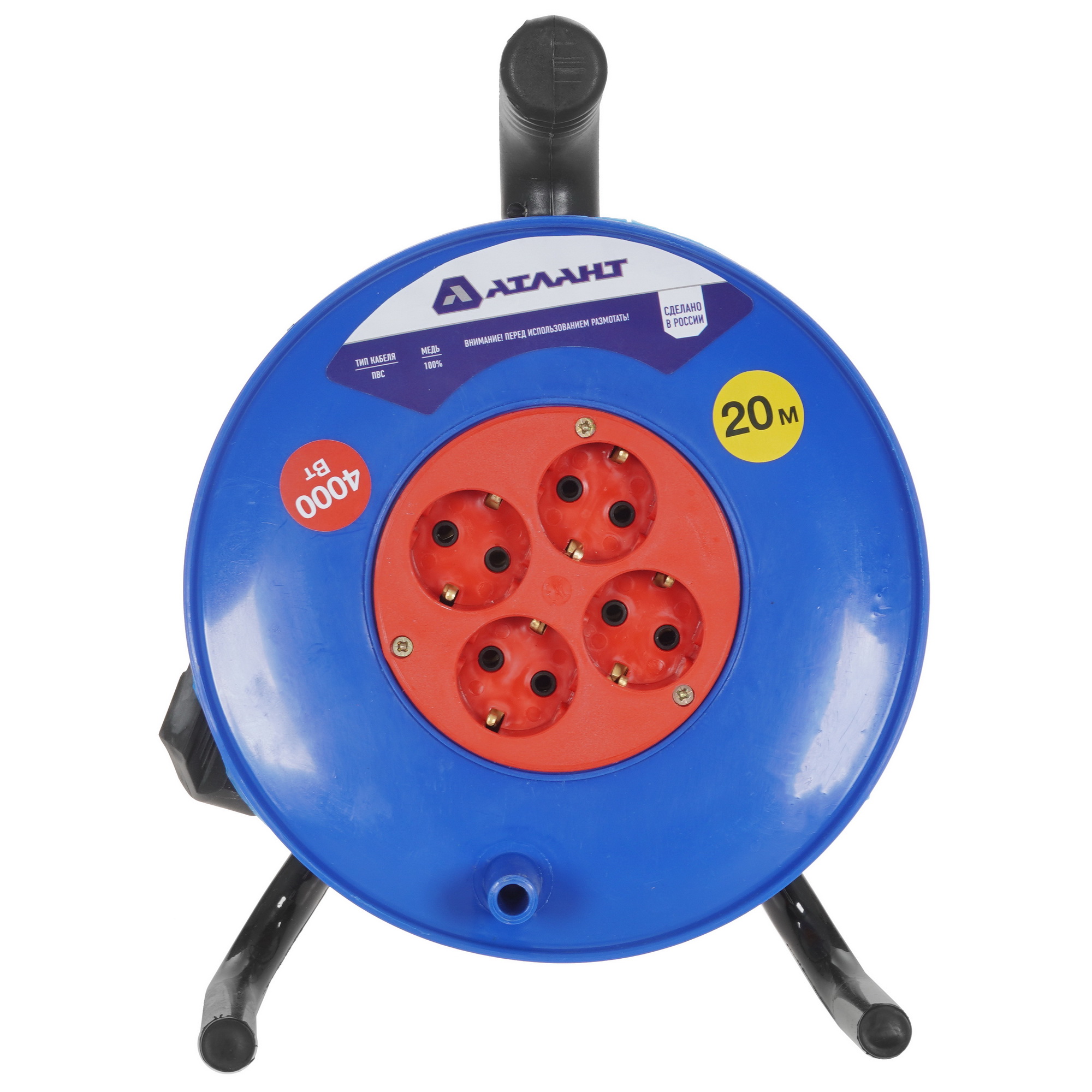 Удлинитель силовой Атлант 40301 оранжевый 5413362 STDN-0061771 - Вид №2