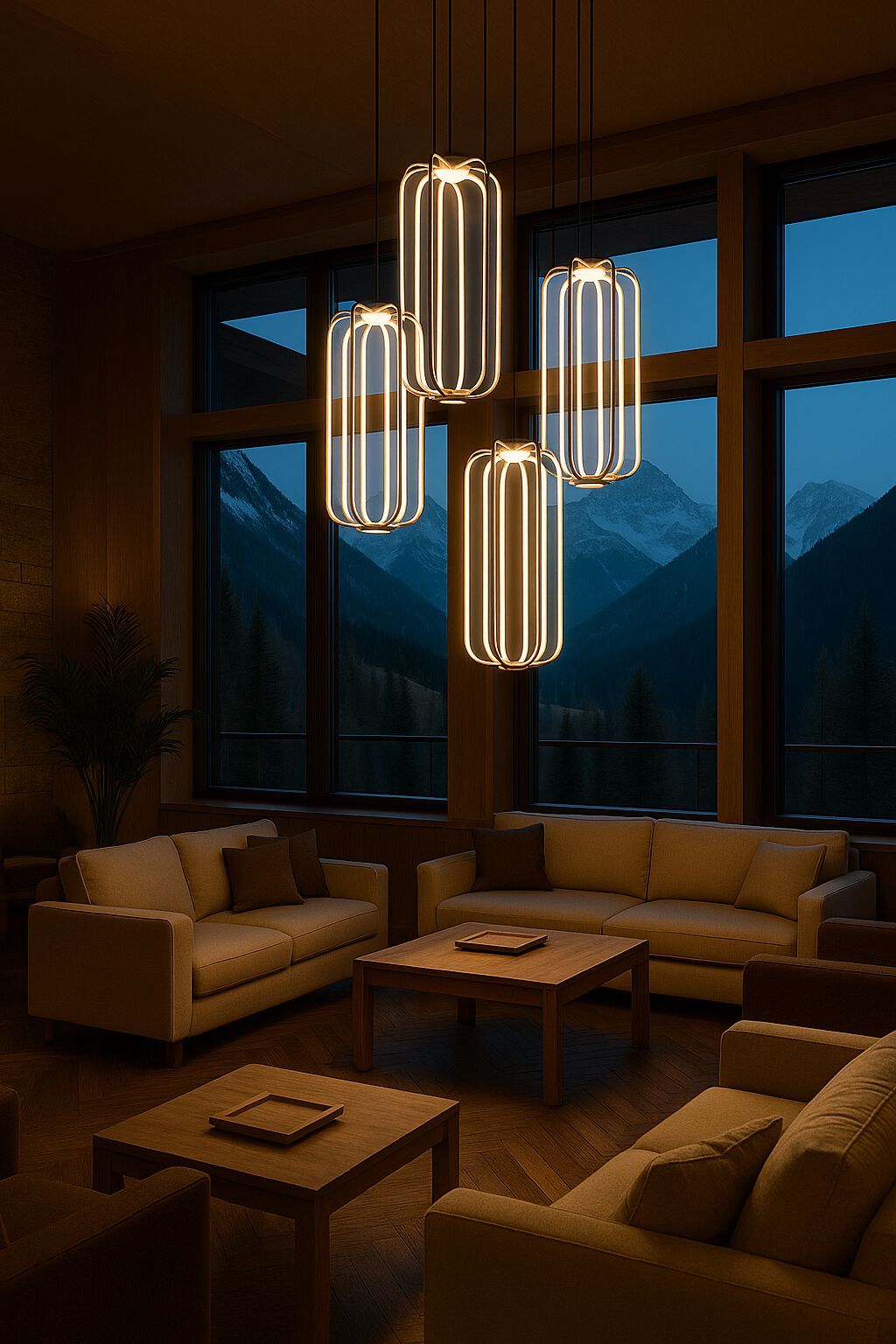 Алюминиевый светодиодный подвесной светильник EGOLUCE Cavea ARCH-00072501 - Вид №7