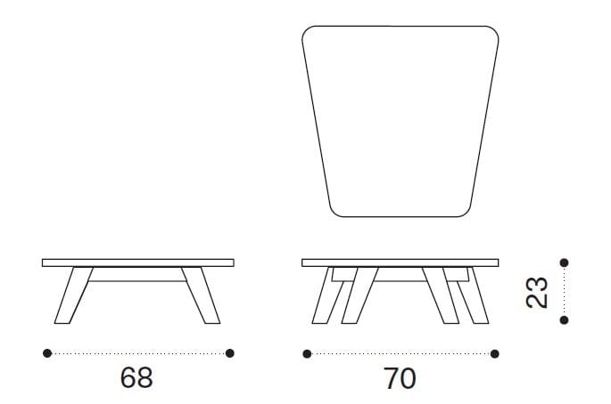 Мраморный садовый столик Ethimo Rafael ARCH-00029071 - Вид №12