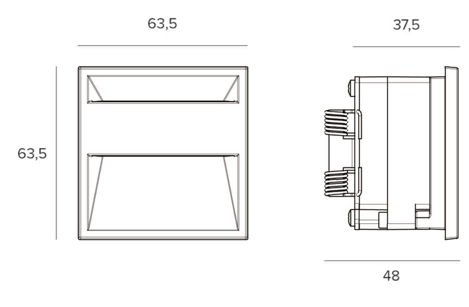 Открытый настенный светодиодный маркер TARGETTI Zedge ARCH-00092191 - Вид №4