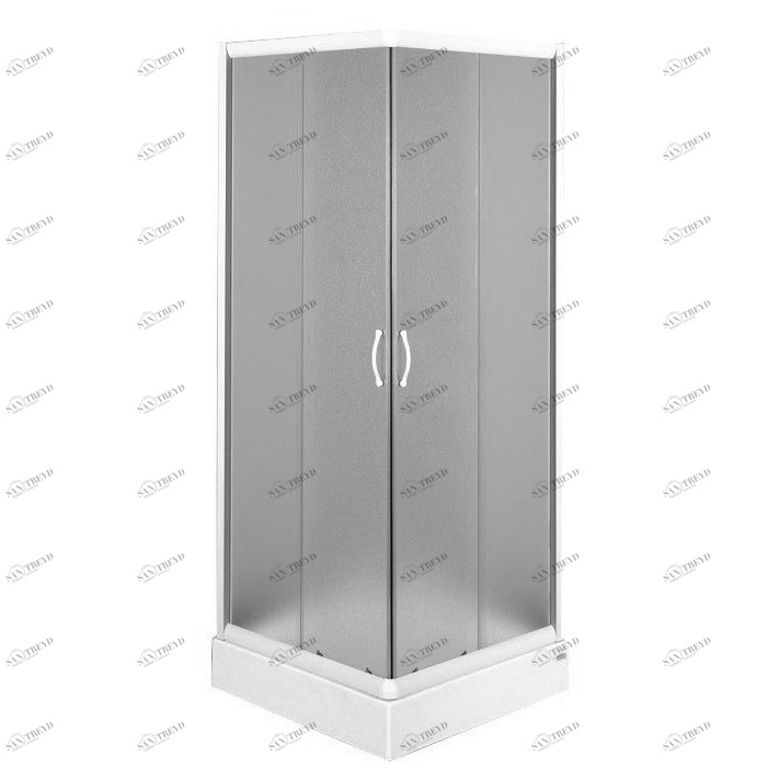 Душевой уголок Aquanet AQ8 80x80, узорчатое стекло 181645