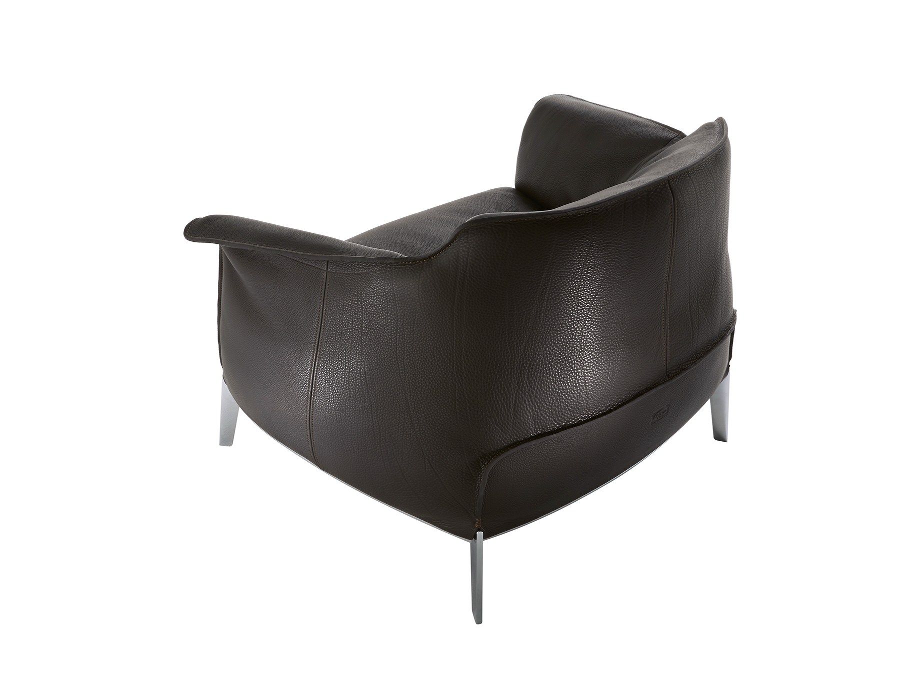 Кожаное кресло с подлокотниками Poltrona Frau коллекция-диваны и кресла ARCH-00027773 - Вид №1