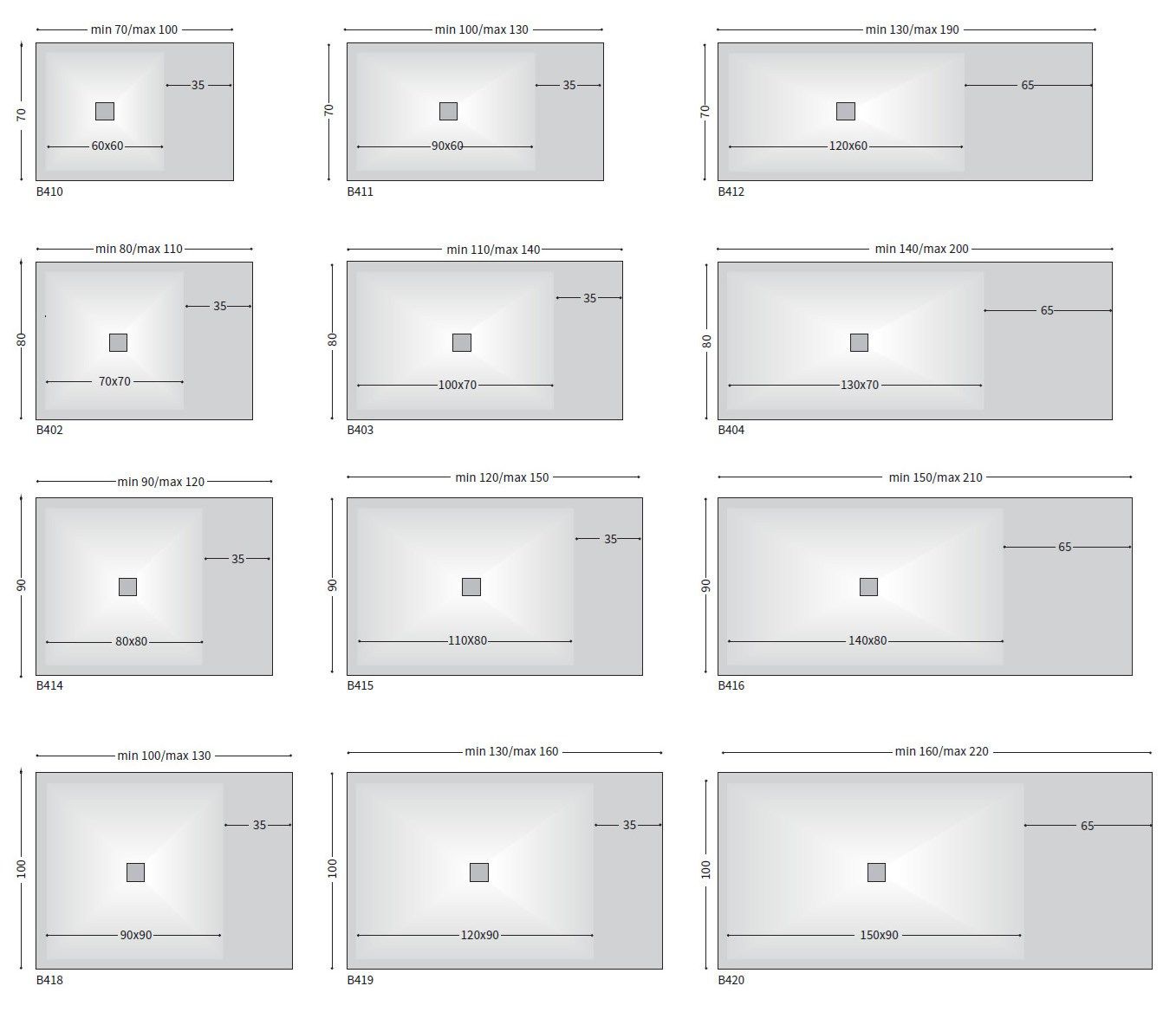 Поддон для душа с прямоугольным напольным покрытием LASA IDEA Syn ARCH-00108289 - Вид №2
