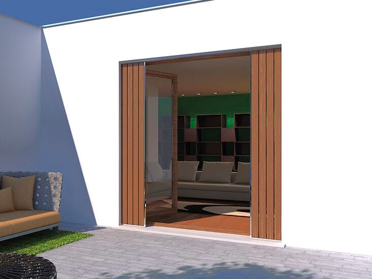 Подрамник с двумя створками для перил и жалюзи PROTEK® Outdoor ARCH-00085803 - Вид №1