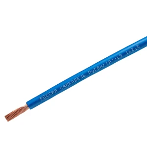 Провод Камкабель ПуГВнг(А)-LS 1x2.5 цвет синий 200 м на отрез