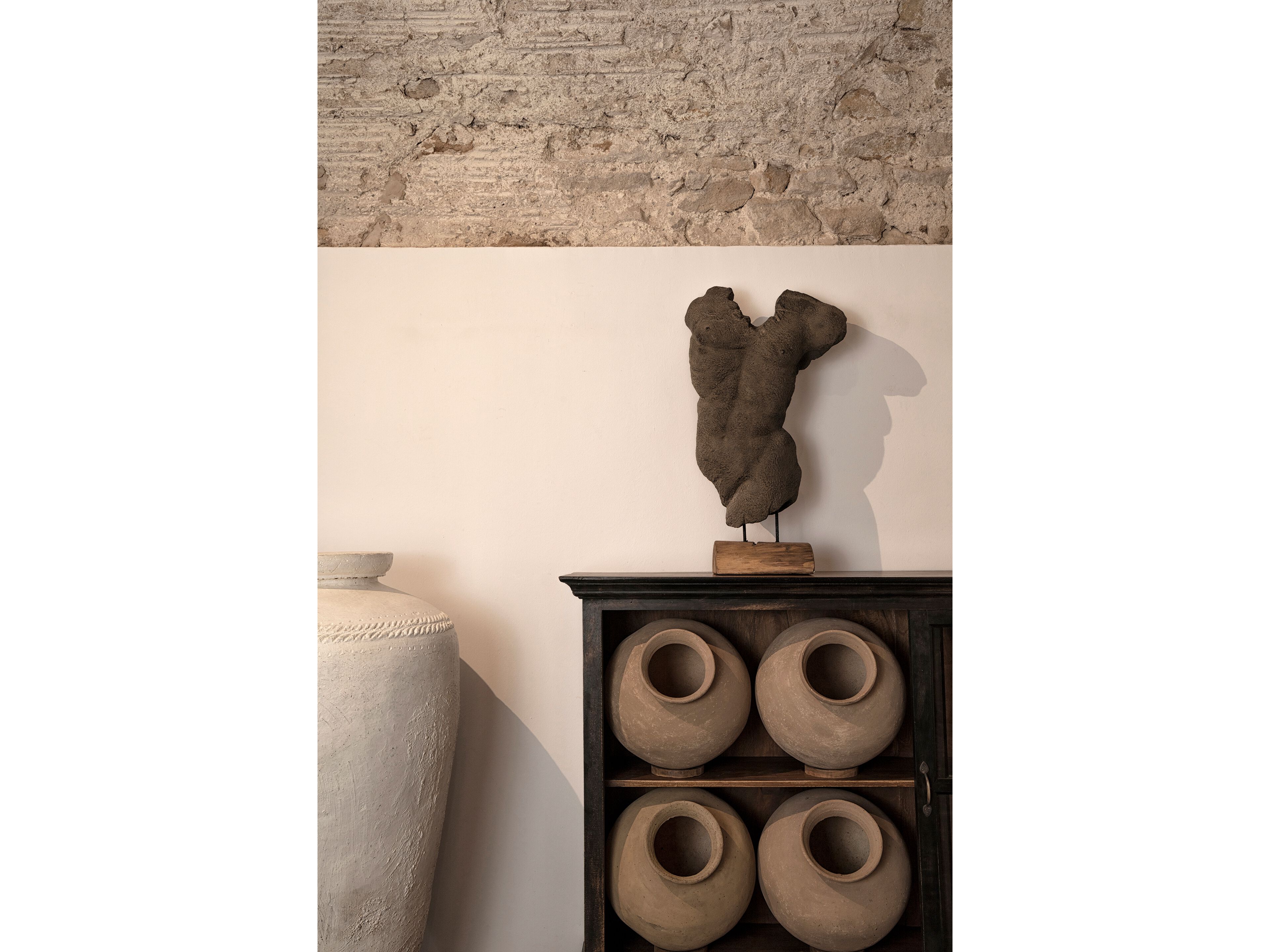 Круглый терракотовый садовый горшок ручной работы Vical Home PHELLES ARCH-00140622 - Вид №2