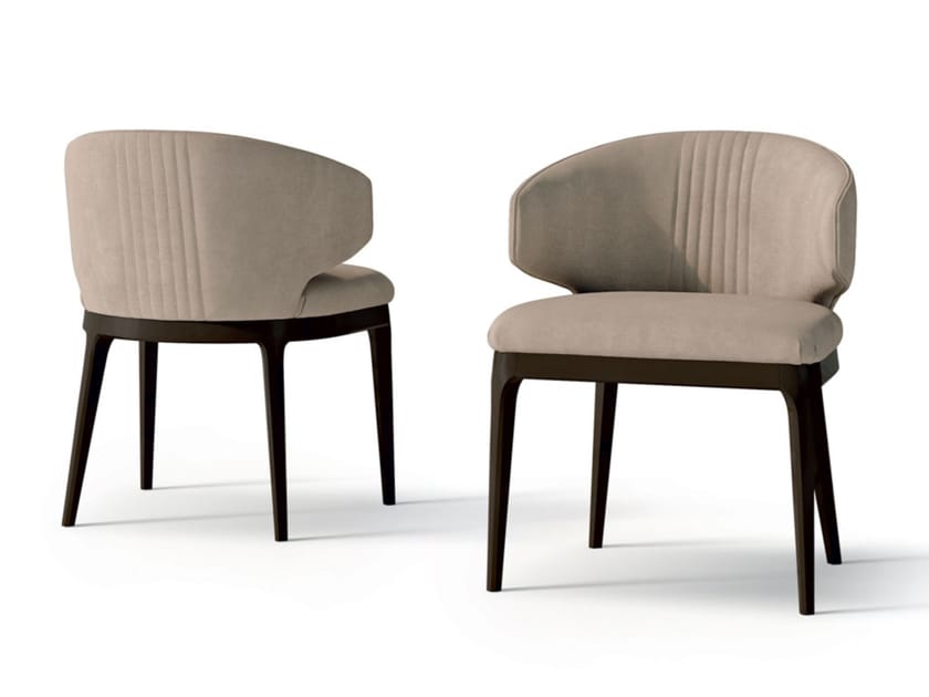 Мягкий стул из нубука Carpanese Home Contemporary ARCH-00033651