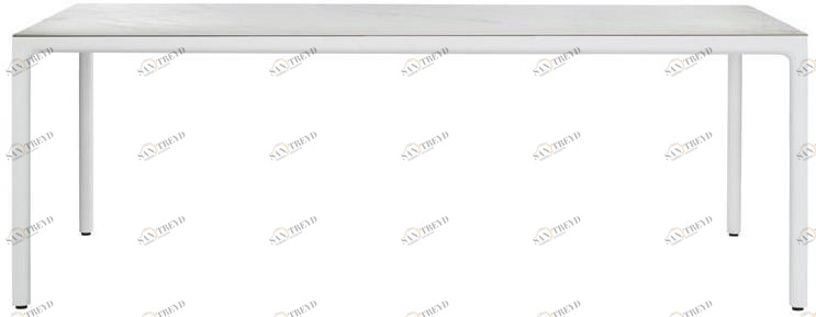 TRIBÙ Прямоугольный керамический садовый стол Illum sun-id-1440328