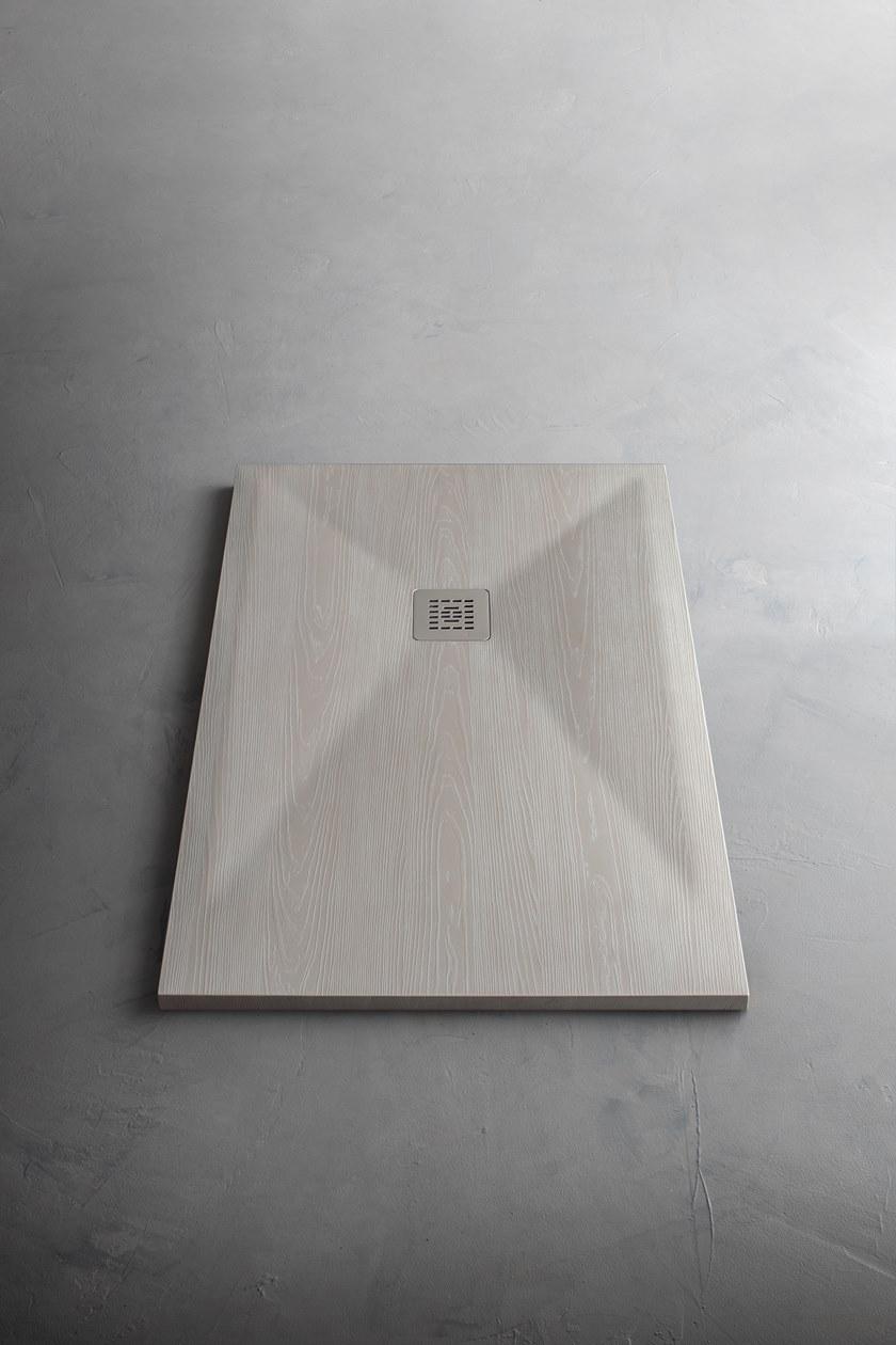 ARBLU Прямоугольный душевой поддон из pietrablu ™ Woody sun-id-1434812 - Вид №1