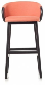 Very Wood Высокий табурет со спинкой Zant