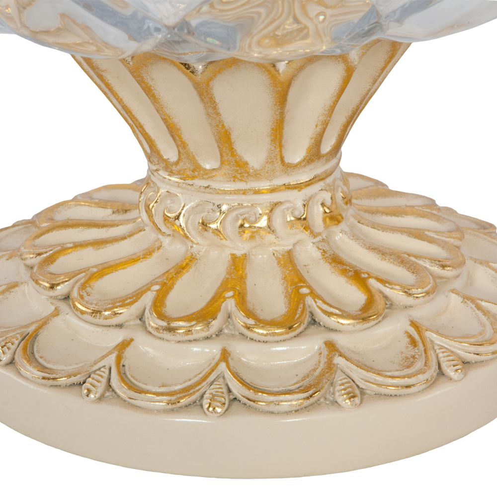 52078 Фруктовница-конфетница Бриз Айвори BOGACHO 4627163961601 - Вид №1