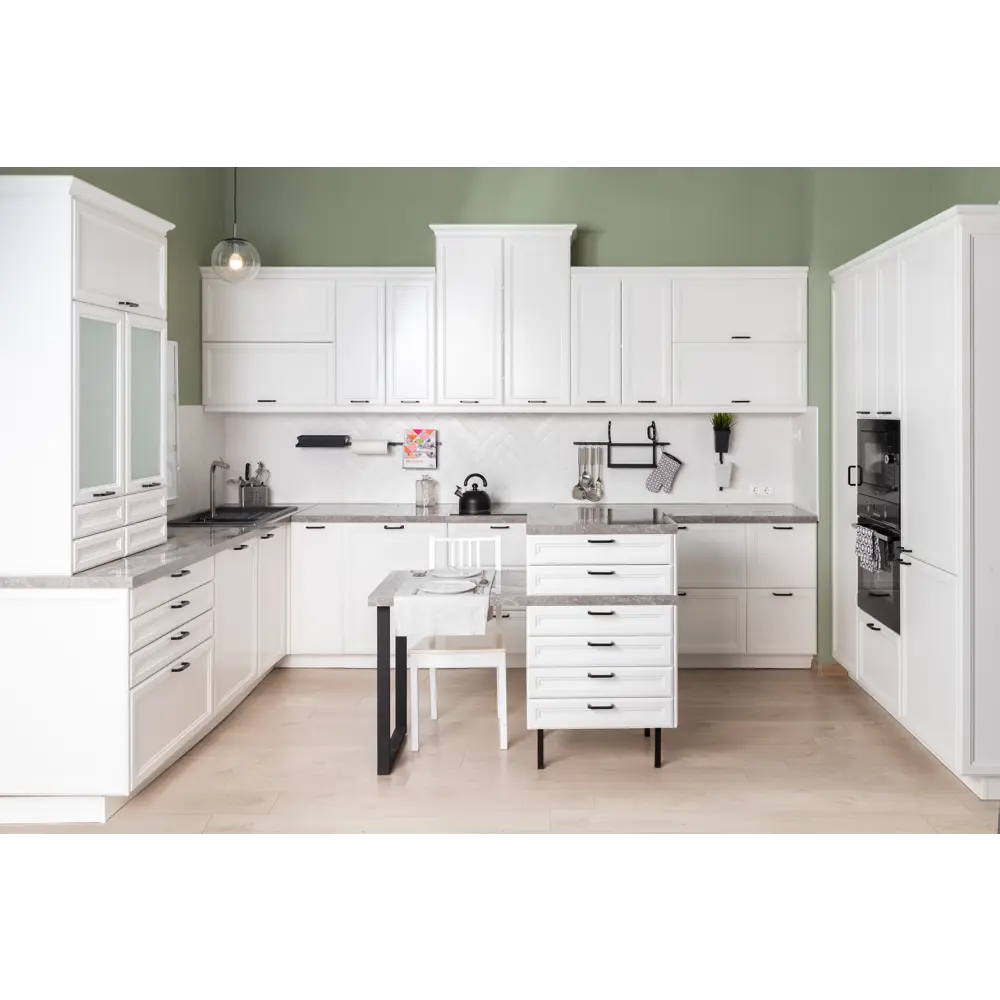 Фасад для кухонного шкафа Реш 59.7x137.3 см Delinia ID МДФ цвет белый STLM-2182689 - Вид №7