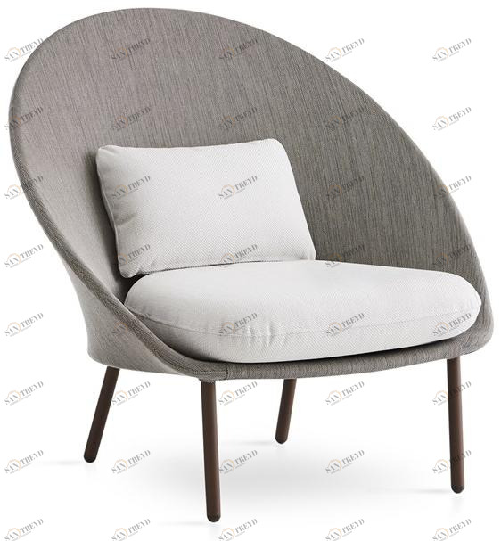 EXPORMIM Садовое кресло из батилина с обивкой Twins C170