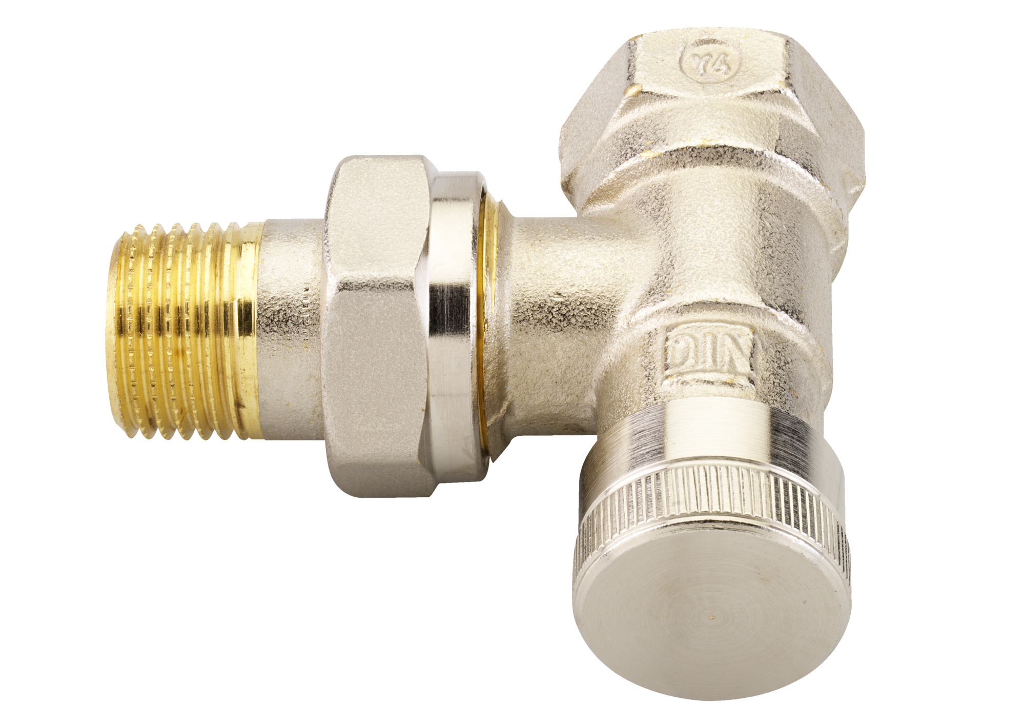 Danfoss Клапан RLV для бокового присоединения к радиатору RLV Клапан запорный Ду20, прямой 003L0146  - Вид №2
