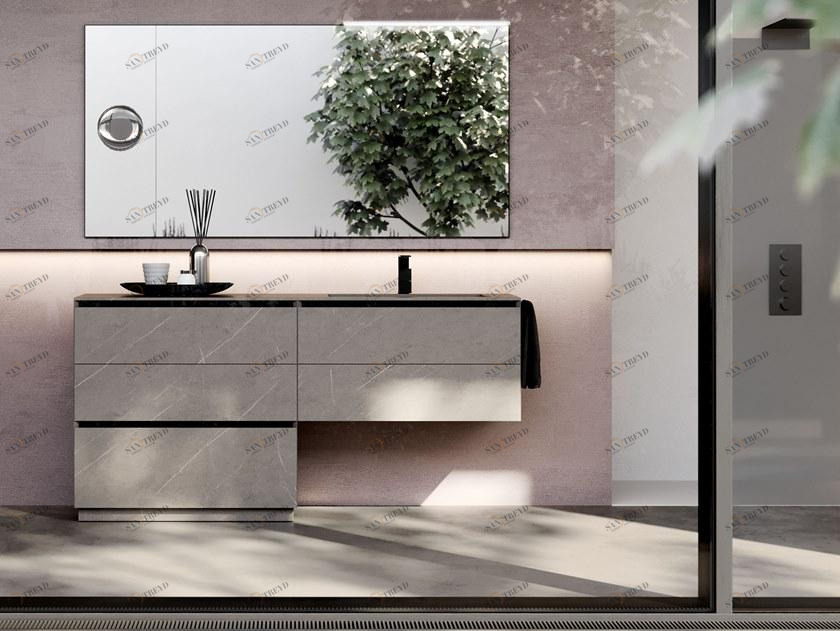 Ideagroup Тумба под умывальник из ламината Cubik sun-id-1511237