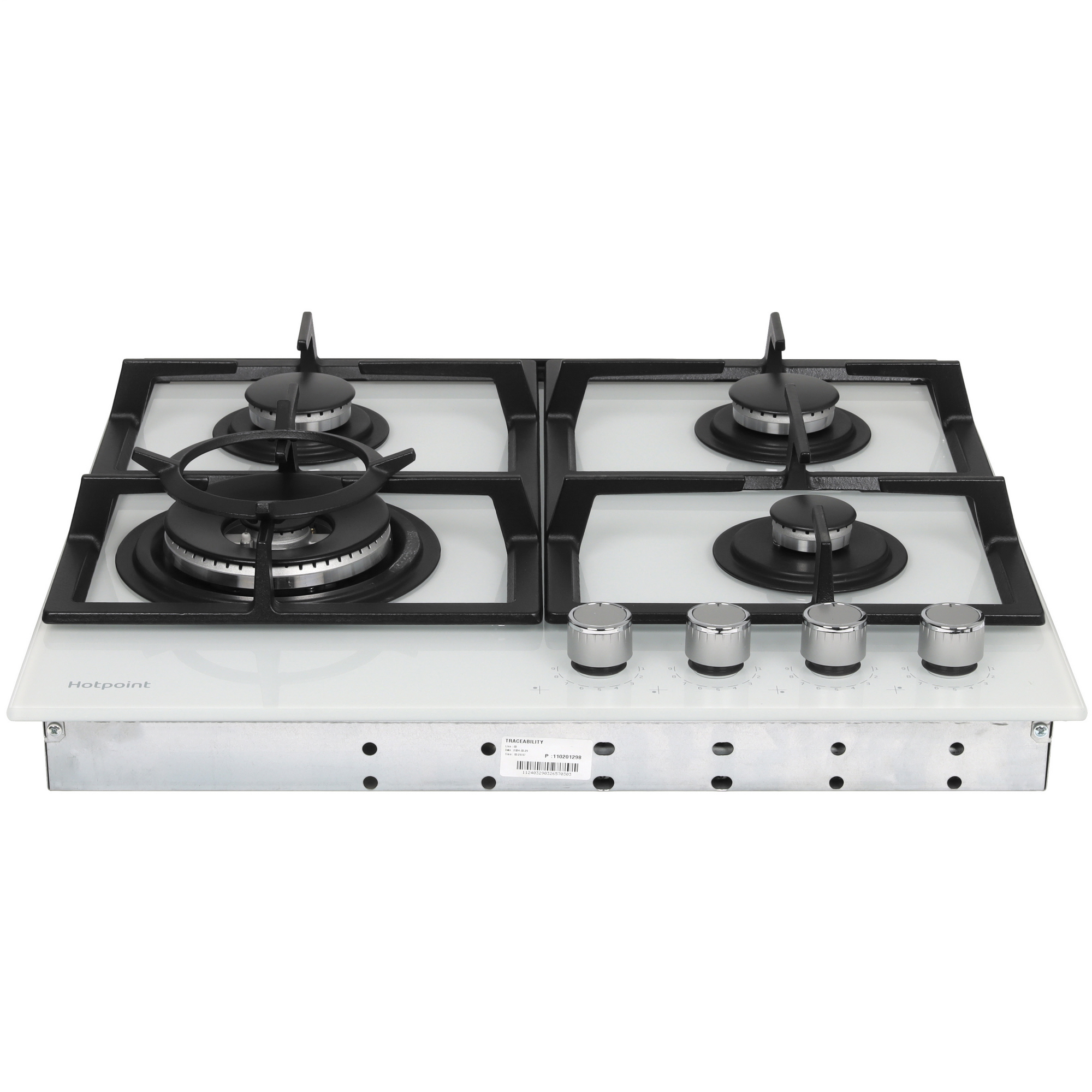 9106612 Газовая варочная поверхность Hotpoint HGS 62F/WH STDN-0057077 - Вид №1