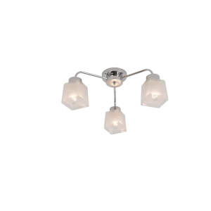 Люстра потолочная «Cerda» 3 лампы 10 м² цвет серебристый