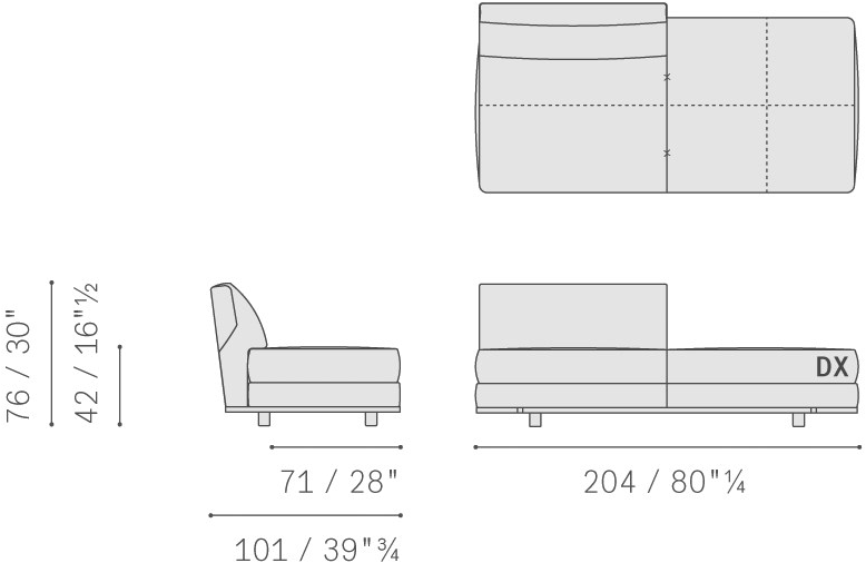 Poltrona Frau Модульный тканевый диван La collezione - divani e poltrone sun-id-1451549 - Вид №22