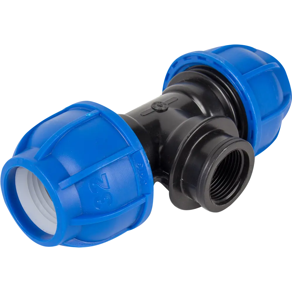 Тройник ПНД Unio ø3/4"х32х32 мм внутренняя резьба 82149028 STLM-2099781 