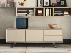 AltaCorte Низкая дубовая тумба под ТВ с ящиками Ecolab Lb-zg7130f