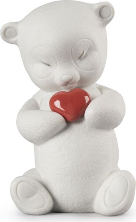 10672313 LLADRO Фигурка Lladro Робби - бесстрашный медвежонок 8x11см, фарфор Фарфор Lladró 