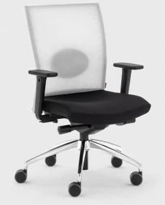 Viganò Поворотный откидной офисный стул из ткани Queen mesh