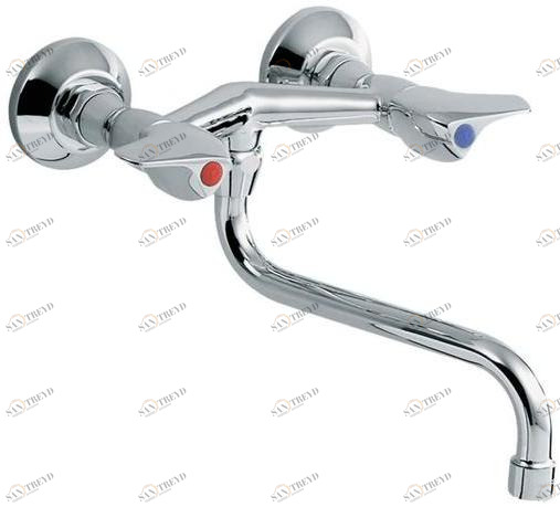 rvb Настенный кухонный смеситель на два отверстия Pile & face 1002.11.21