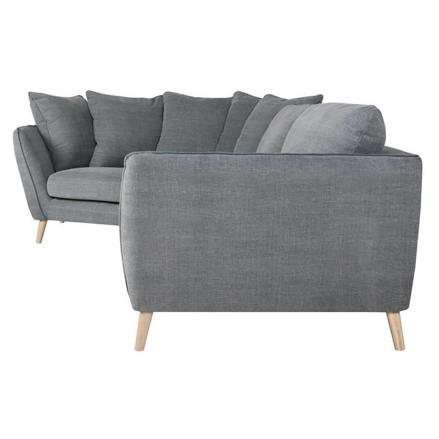 Диван угловой Stella, левосторонний, голубой, обивка Kiss Sits S1653 - Вид №2