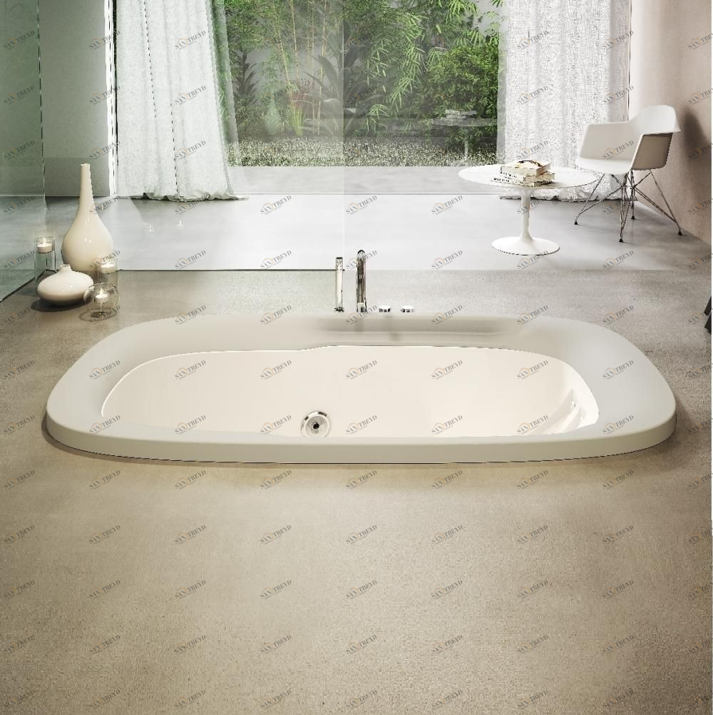 Ванна с гидромассажем "BASE" встроенная Muse 9F43-792A-SX Jacuzzi 9F43792ASX