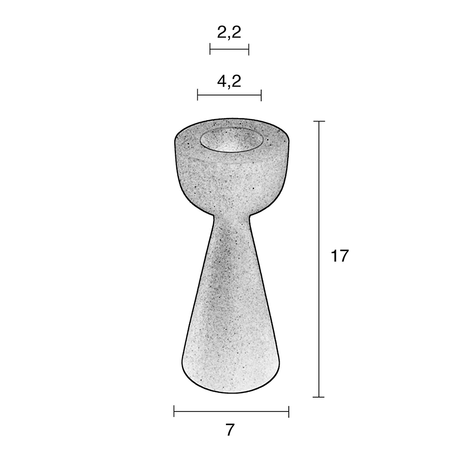 Подсвечник Pawn песочный Zuiver 8300005 - Вид №7